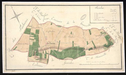 Le Tartre-Gaudran - Plan d'intendance de la paroisse du Tartre-Gaudran