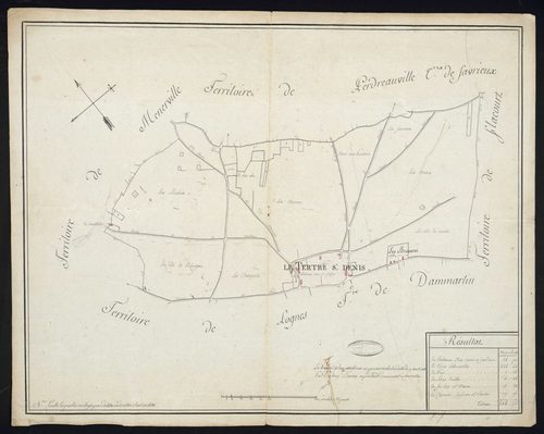 Le Tertre-Saint-Denis - Plan d'intendance de la paroisse du Tertre-Saint-Denis