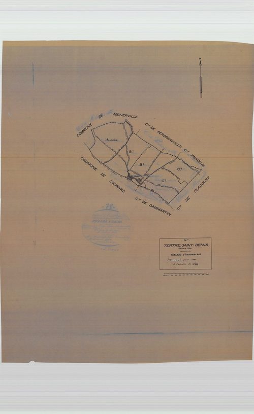 Le Tertre-Saint-Denis - Plans du cadastre rénové