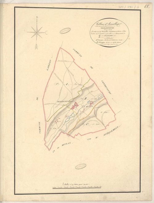 Tessancourt-sur-Aubette - Plans de la Préfecture de Seine-et-Oise