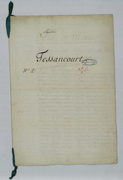 Tessancourt-sur-Aubette - Procès-verbal d'arpentage du territoire de la paroisse de Tessancourt-sur-Aubette