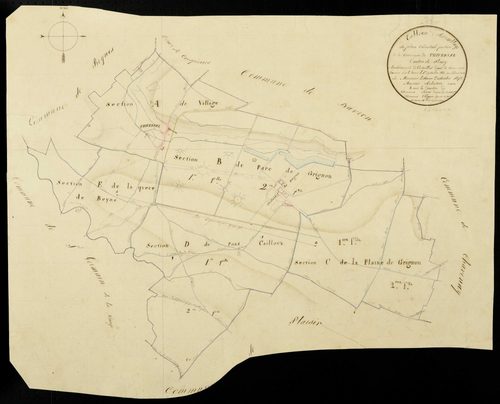 Thiverval-Grignon - Plans de l’Administration du cadastre
