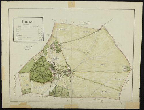Thoiry - Plan d'intendance de la paroisse de Thoiry