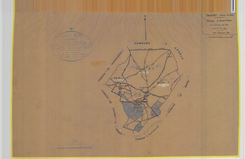 Thoiry - Plans du cadastre rénové