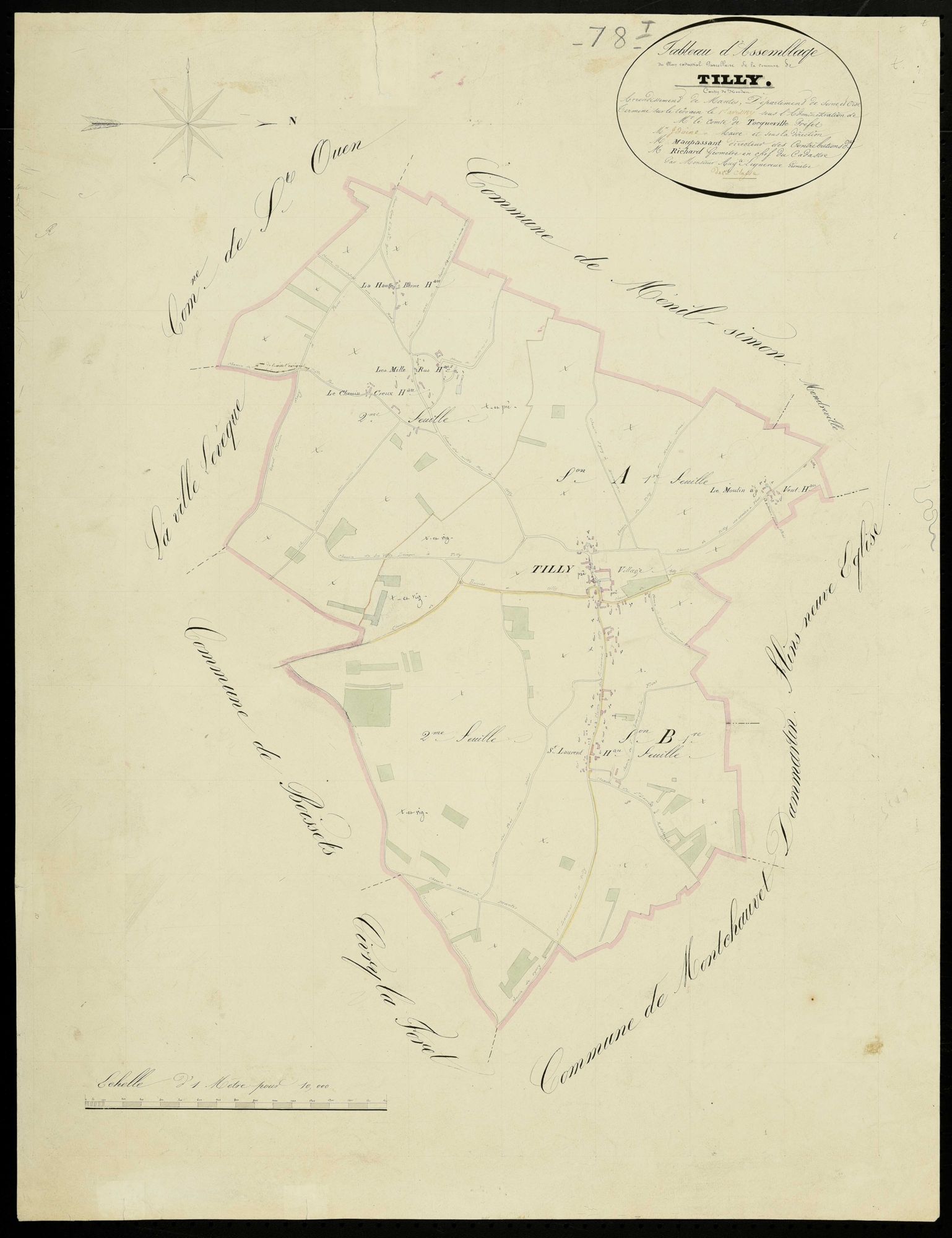 Tilly - Plans de l’Administration du cadastre