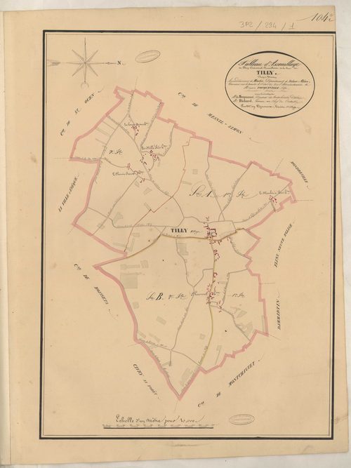 Tilly - Plans de la Préfecture de Seine-et-Oise