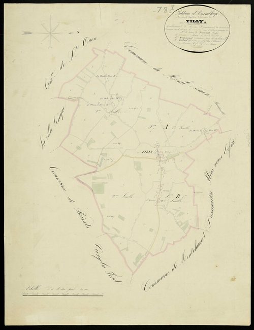 Tilly - Plans de l’Administration du cadastre