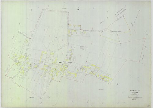 Tilly - Plans du cadastre révisé