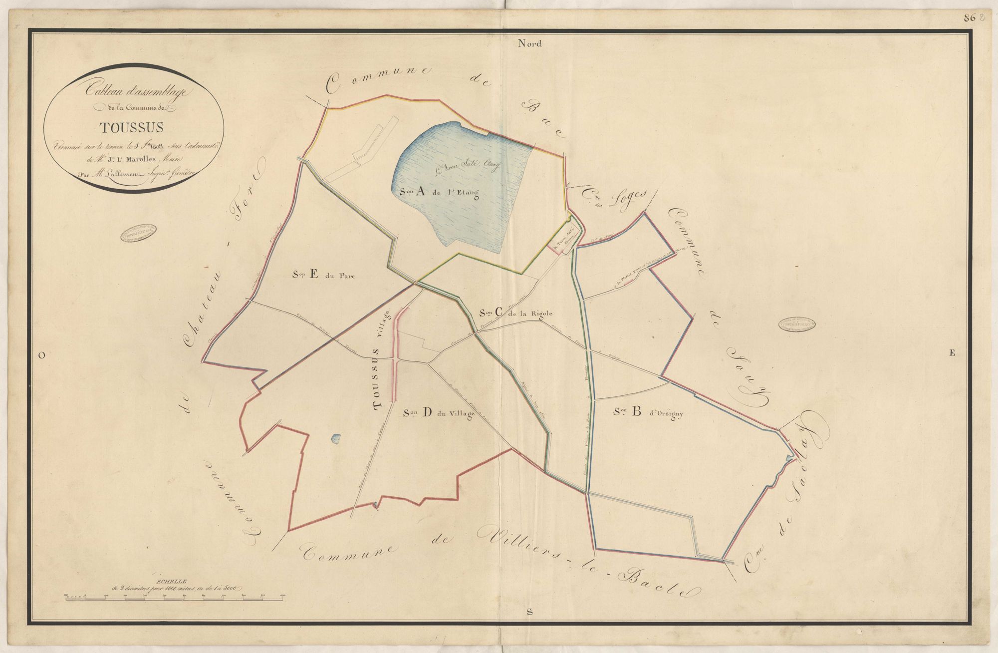 Toussus-le-Noble - Plans de la Préfecture de Seine-et-Oise