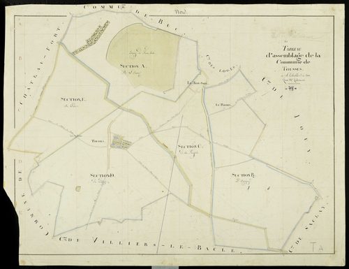 Toussus-le-Noble - Plans de l’Administration du cadastre