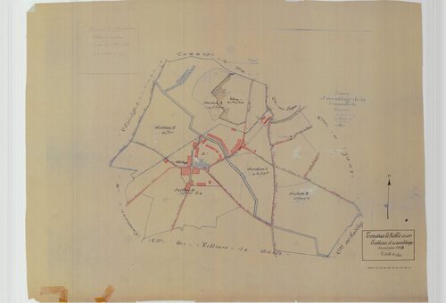 Toussus-le-Noble - Plans du cadastre rénové