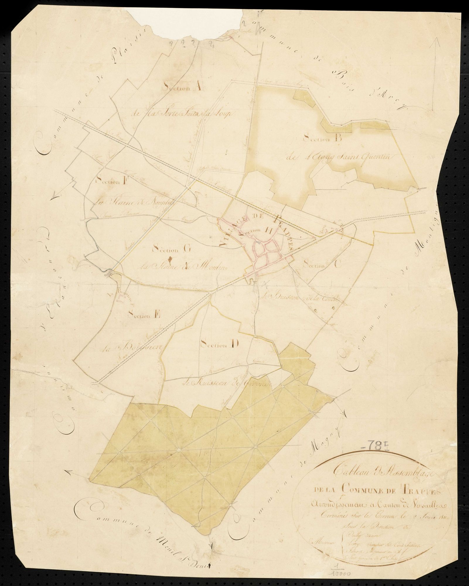 Trappes - Plans de l’Administration du cadastre