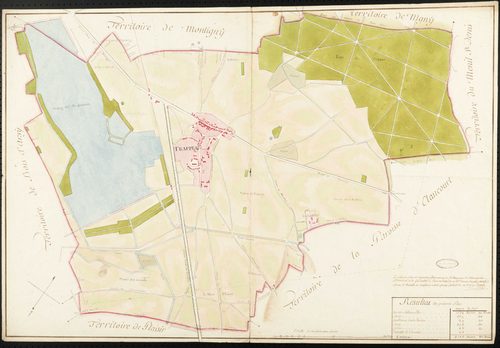 Trappes - Plan d'intendance de la paroisse de Trappes
