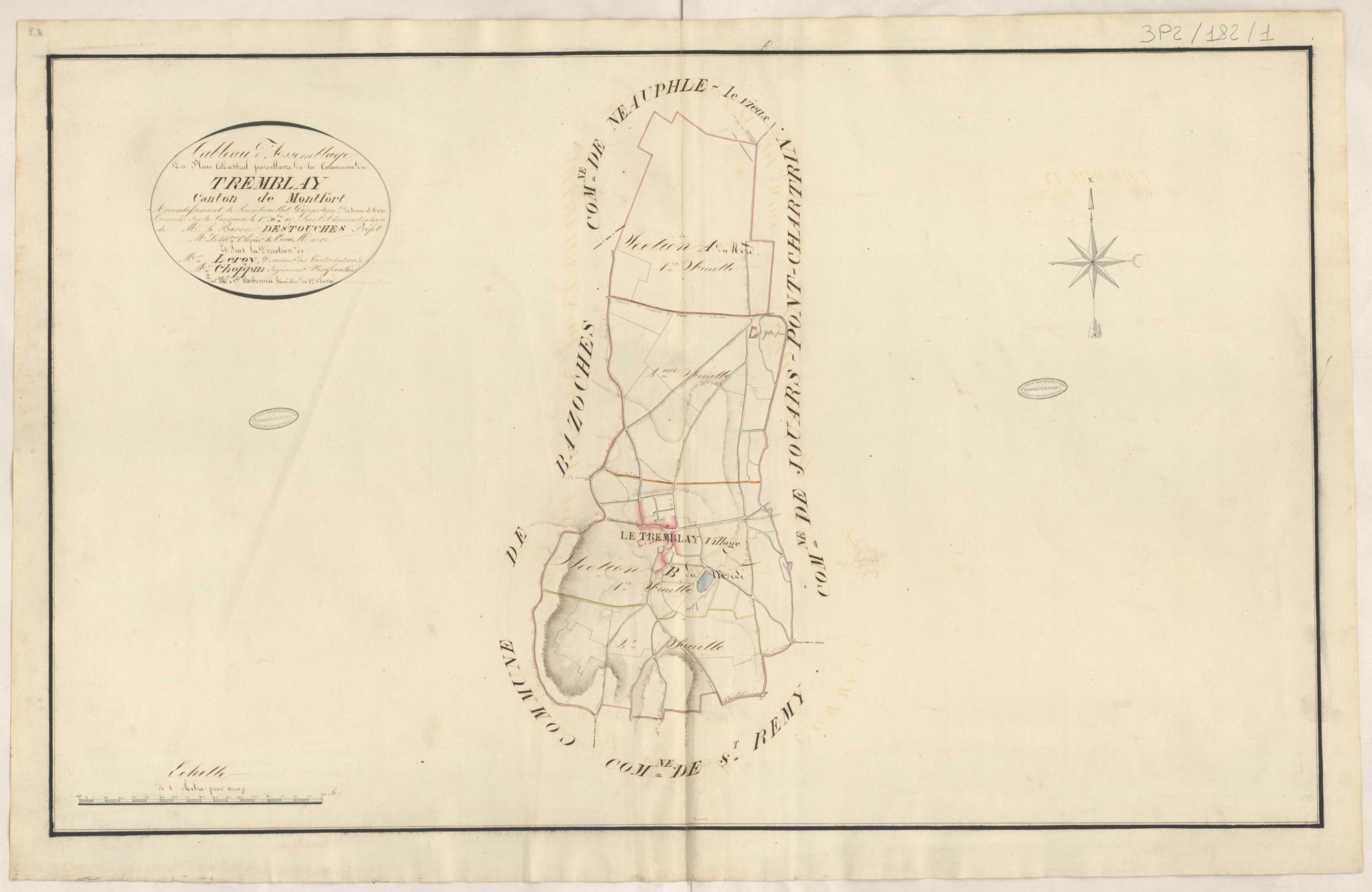 Le Tremblay-sur-Mauldre - Plans de la Préfecture de Seine-et-Oise