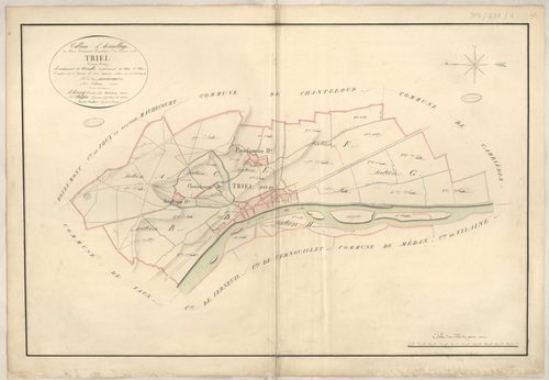 Triel-sur-Seine - Plans de la Préfecture de Seine-et-Oise