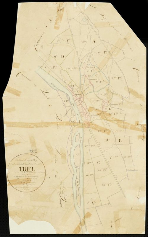 Triel-sur-Seine - Plans de l’Administration du cadastre