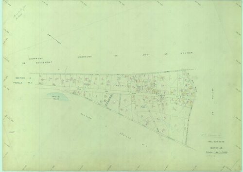 Triel-sur-Seine - Plans du cadastre révisé