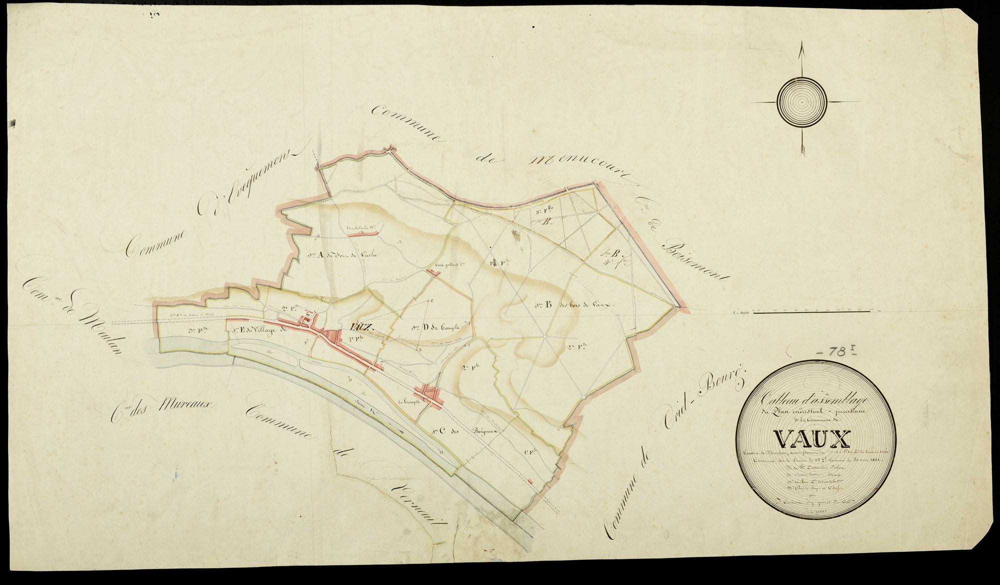 Vaux-sur-Seine - Plans de l’Administration du cadastre