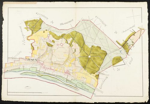 Vaux-sur-Seine - Plan d'intendance de la paroisse de Vaux-sur-Seine