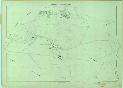 Vélizy-Villacoublay - Plans du cadastre révisé
