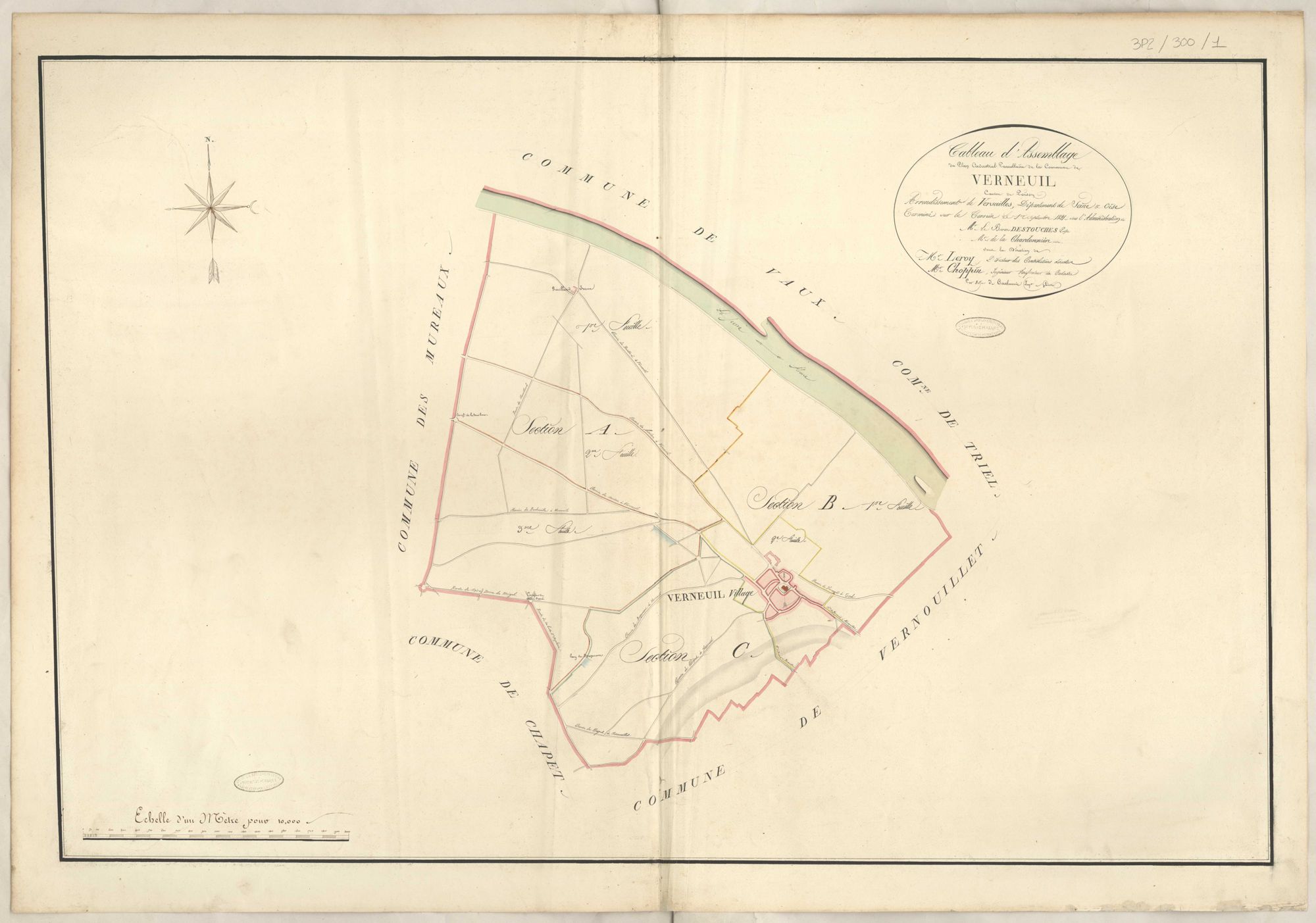 Verneuil-sur-Seine - Plans de la Préfecture de Seine-et-Oise