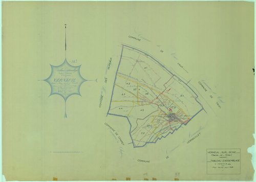 Verneuil-sur-Seine - Plans du cadastre rénové