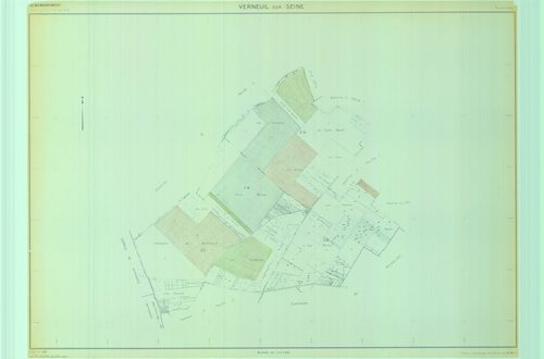 Verneuil-sur-Seine - Plans du cadastre remembré
