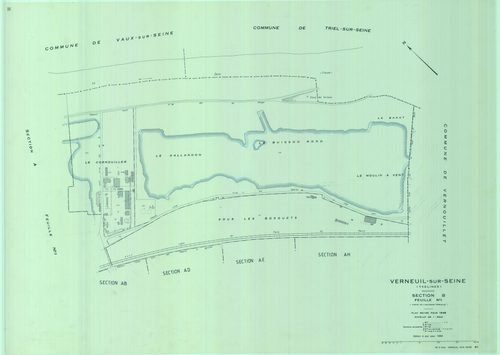 Verneuil-sur-Seine - Plans du cadastre révisé