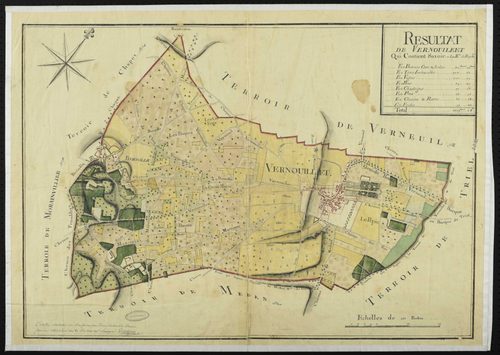 Vernouillet - Plan d'intendance de la paroisse de Vernouillet