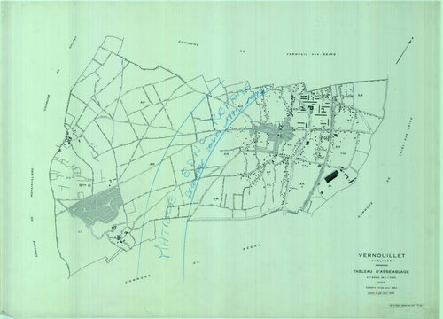 Vernouillet - Plans du cadastre rénové