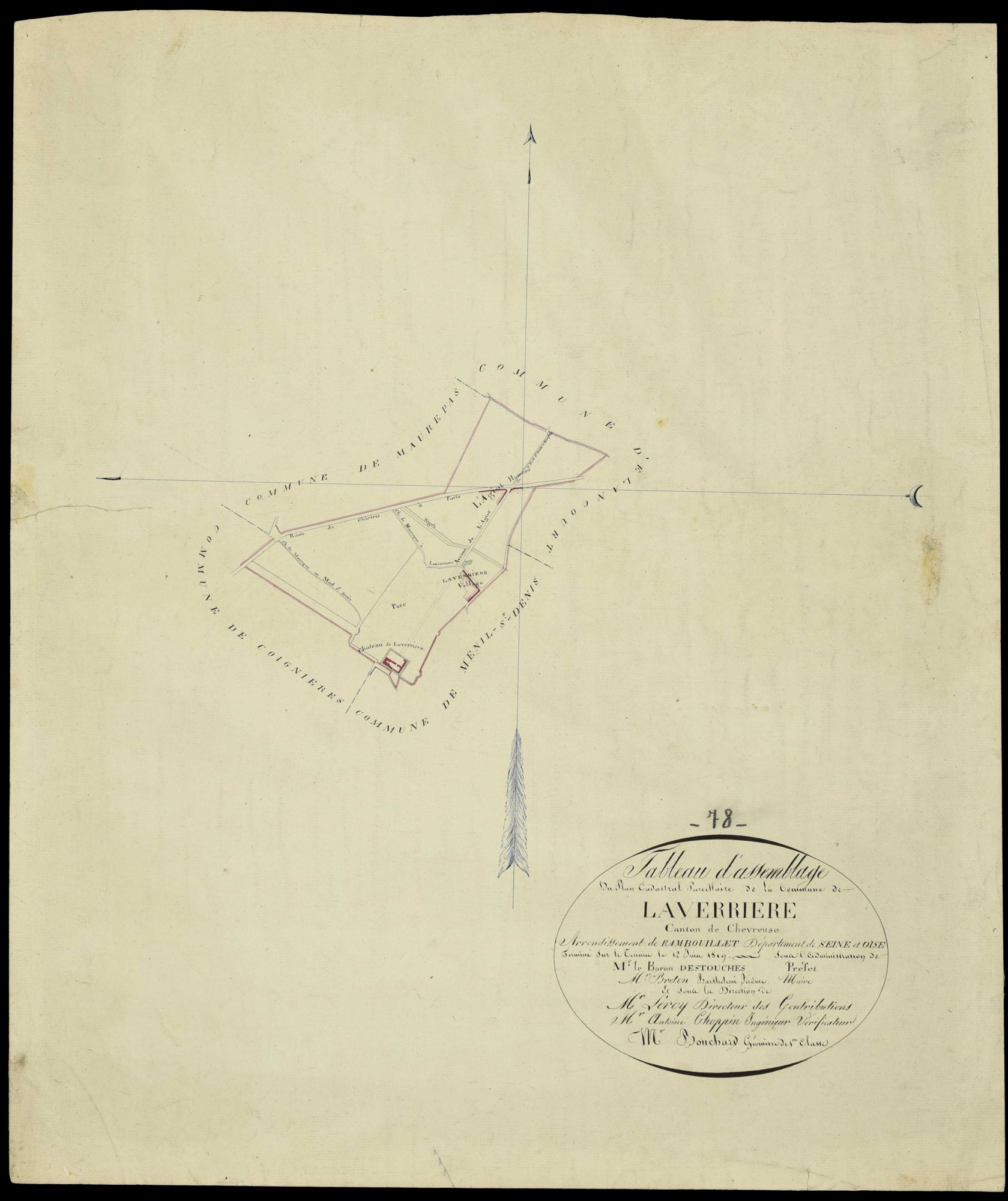 La Verrière - Plans de l’Administration du cadastre