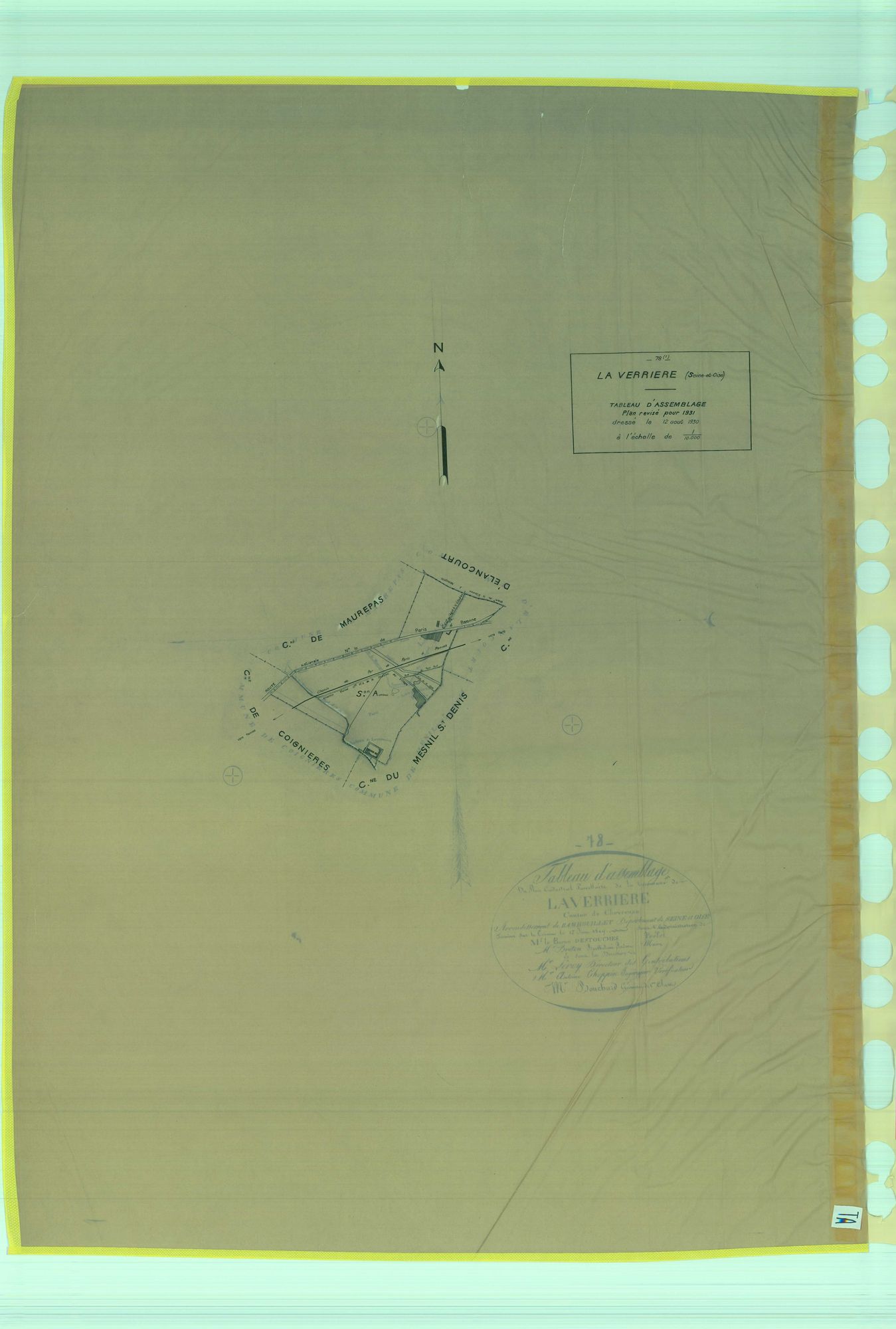 La Verrière - Plans du cadastre rénové
