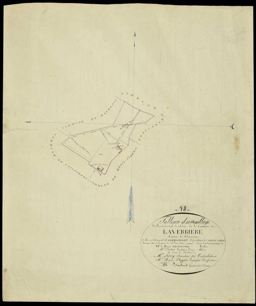 La Verrière - Plans de l’Administration du cadastre