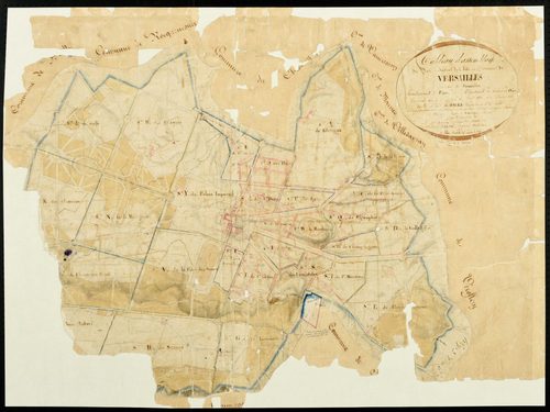 Versailles - Plans de l’Administration du cadastre