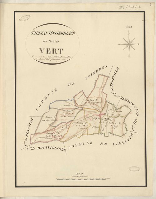 Vert - Plans de la Préfecture de Seine-et-Oise
