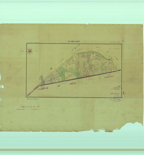Le Vésinet - Plans du cadastre rénové