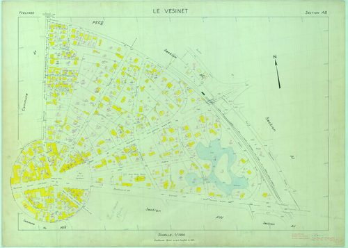 Le Vésinet - Plans du cadastre révisé