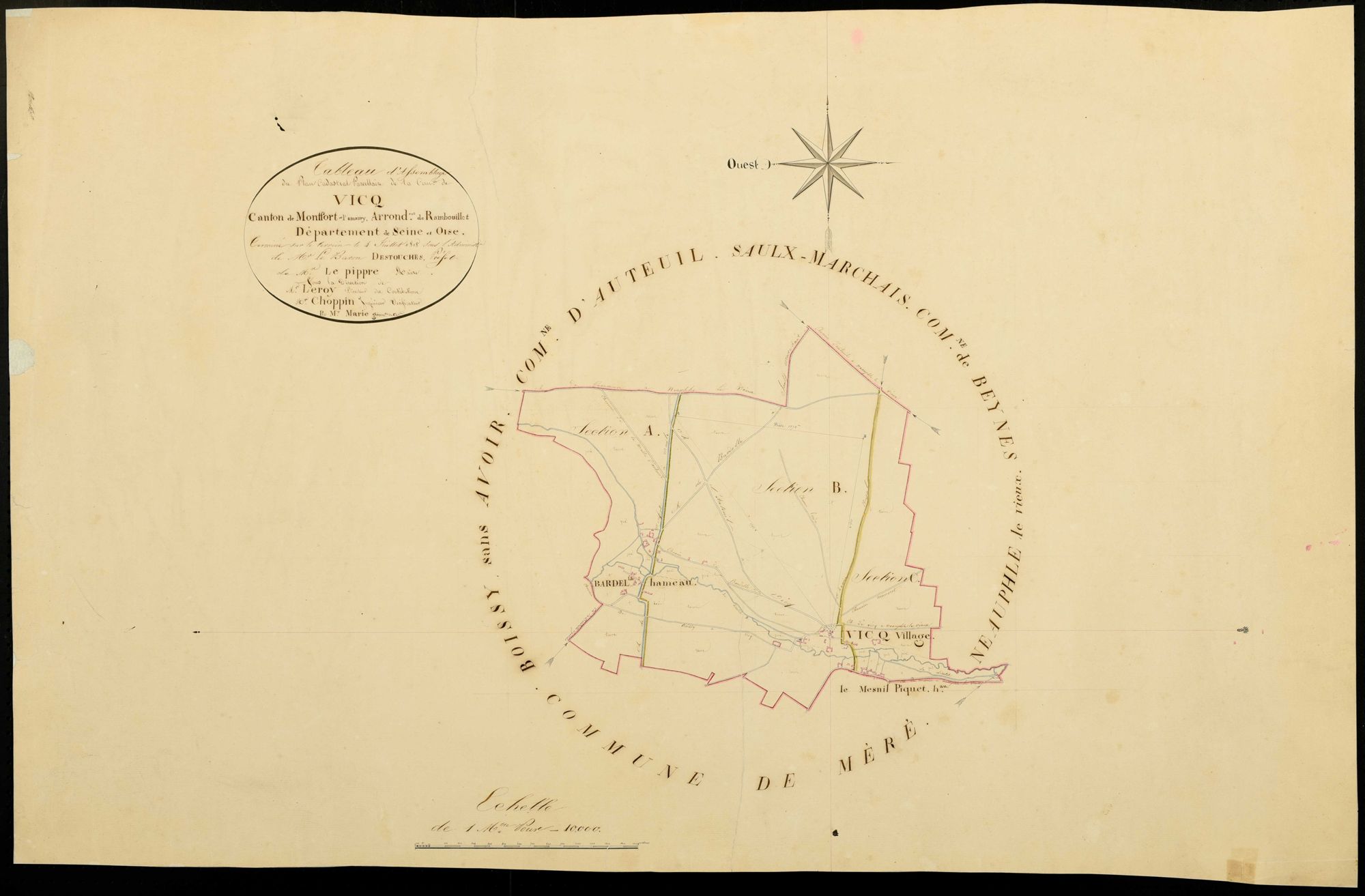 Vicq - Plans de l’Administration du cadastre