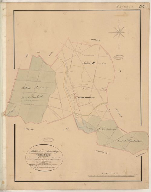 Vieille-Église-en-Yvelines - Plans de la Préfecture de Seine-et-Oise