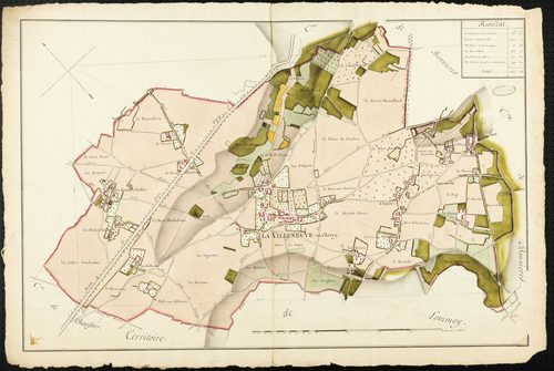 La Villeneuve-en-Chevrie - Plan d'intendance de la paroisse de La Villeneuve-en-Chevrie