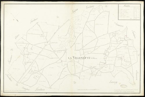 La Villeneuve-en-Chevrie - Plan d'intendance de la paroisse de La Villeneuve-en-Chevrie
