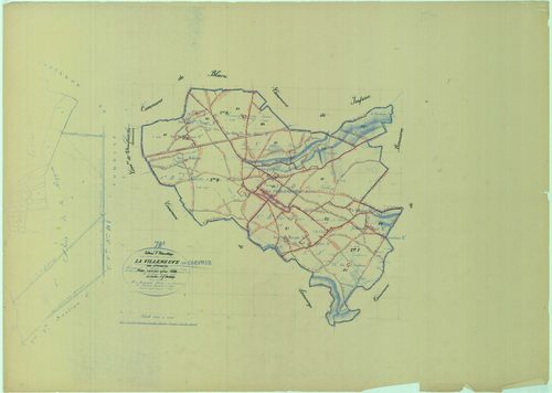 La Villeneuve-en-Chevrie - Plans du cadastre rénové