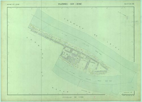 Villennes-sur-Seine - Plans du cadastre révisé