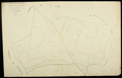 Villepreux - Plans de l’Administration du cadastre