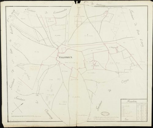 Villepreux - Plan d'intendance de la paroisse de Villepreux