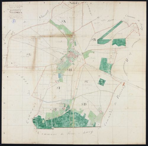 Villepreux - Plan géométrique