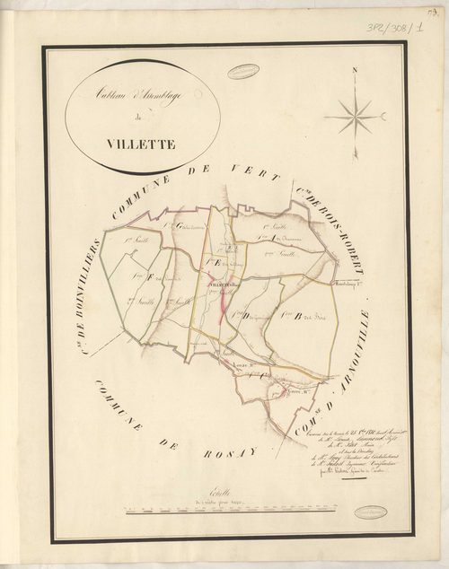 Villette - Plans de la Préfecture de Seine-et-Oise