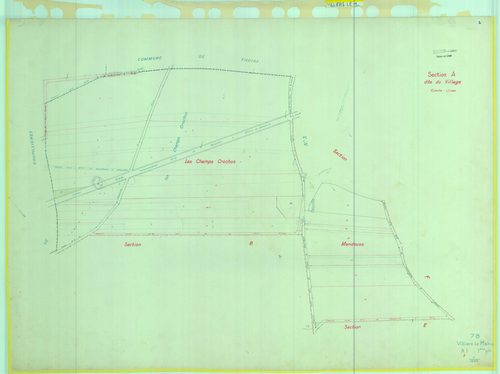 Villiers-le-Mahieu - Plans du cadastre rénové