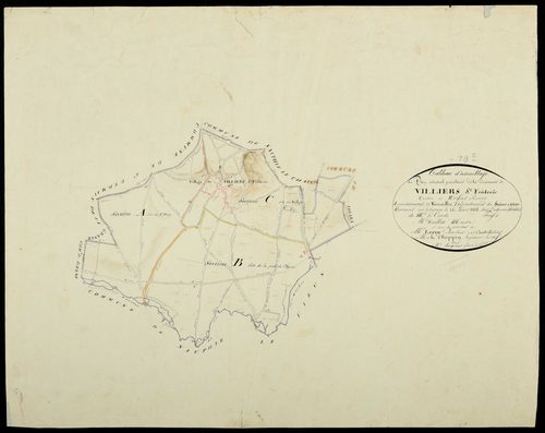 Villiers-Saint-Frédéric - Plans de l’Administration du cadastre