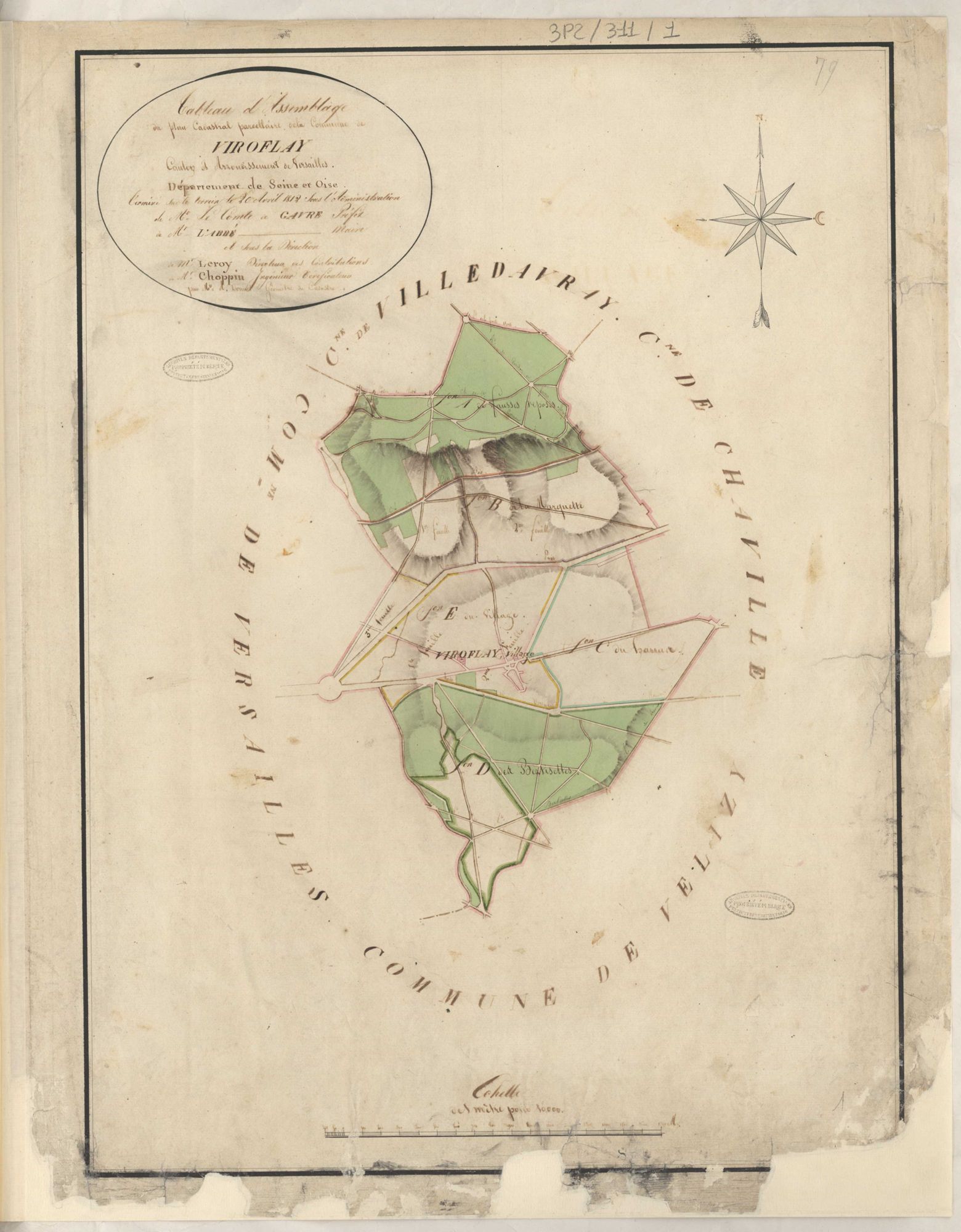 Viroflay - Plans de la Préfecture de Seine-et-Oise